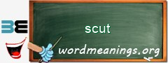 WordMeaning blackboard for scut